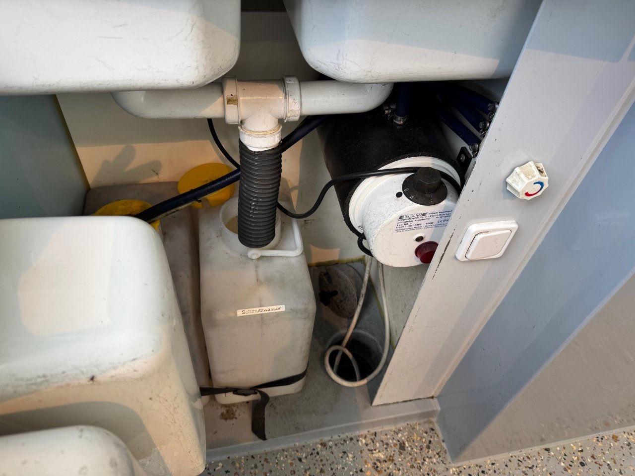 Apparatuur in een verkoopwagen